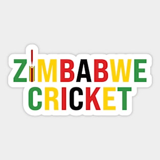 Zimbabwe cricket Sticker